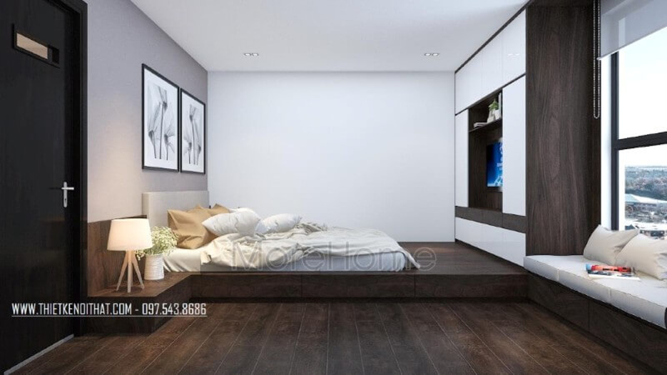 Khám phá 40+ mẫu thiết kế nội thất phòng ngủ chung cư sang trọng - hiện đại - tiện nghi.